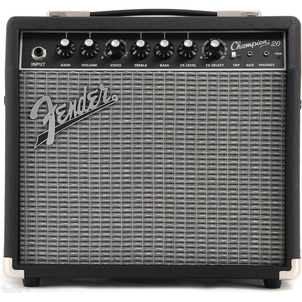 【送導線】免運 Fender Champion 20 瓦 20W 公司貨 木吉他 電吉他音箱 烏克麗麗 音箱 多種效果-細節圖8