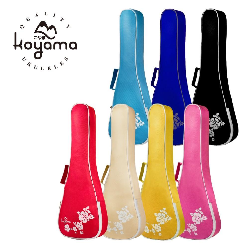 【恩心樂器批發】 KOYAMA原廠 扶桑花輕琴袋 21吋烏克麗麗專用 彩琴 烏克麗麗袋 烏克麗麗背袋 烏克麗麗琴袋 水藍-細節圖3