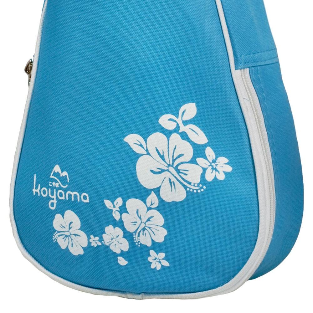 【恩心樂器批發】 KOYAMA原廠 扶桑花輕琴袋 21吋烏克麗麗專用 彩琴 烏克麗麗袋 烏克麗麗背袋 烏克麗麗琴袋 黑-細節圖2