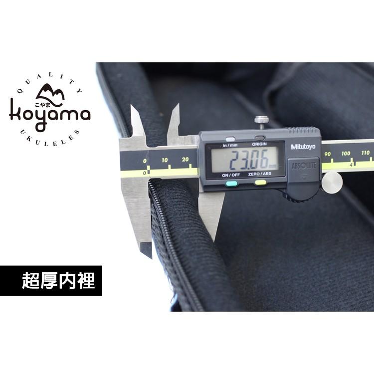 【恩心樂器】21吋限定！KOYAMA原廠 扶桑花厚琴袋 21吋烏克麗麗專用 烏克麗麗袋 烏克麗麗背袋-細節圖3