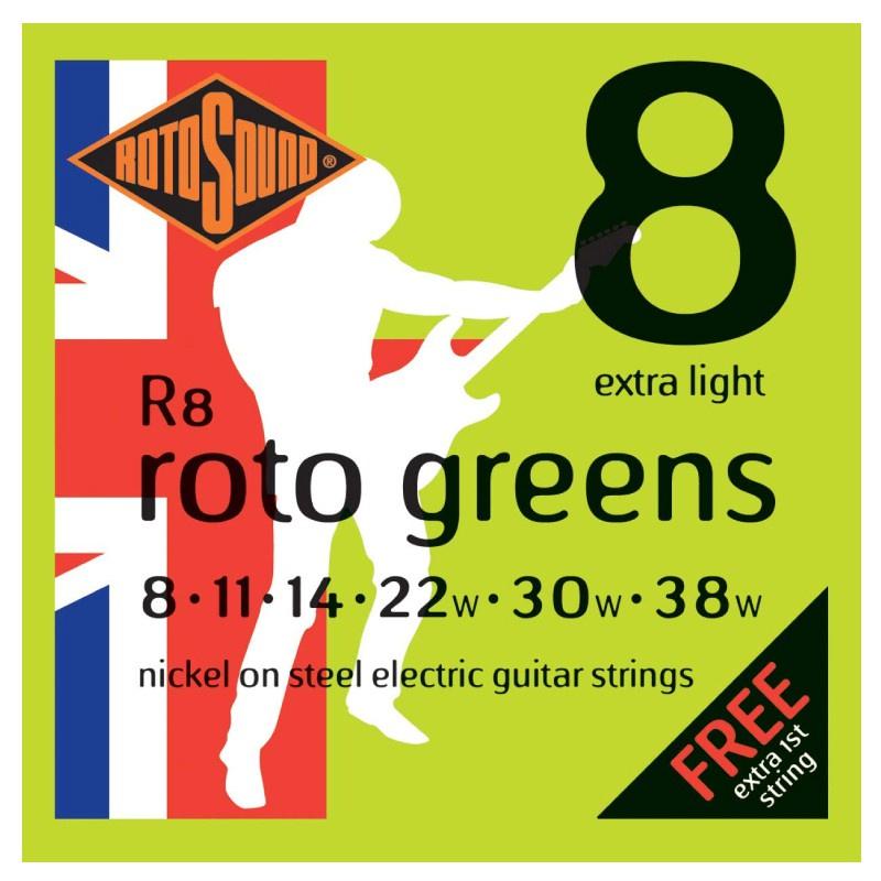 【加贈第一弦】ROTOSOUND Rotos R8 R9 R10 R11 電吉他弦 吉他弦 鍍鎳鋼 鍍鎳 英國製-細節圖2