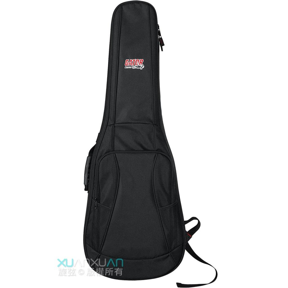 【恩心樂器】GATOR GB-4G-ELECTRIC 便攜電吉他袋 吉他演出袋 吉他高級軟盒 雙肩肩 黑色-細節圖2