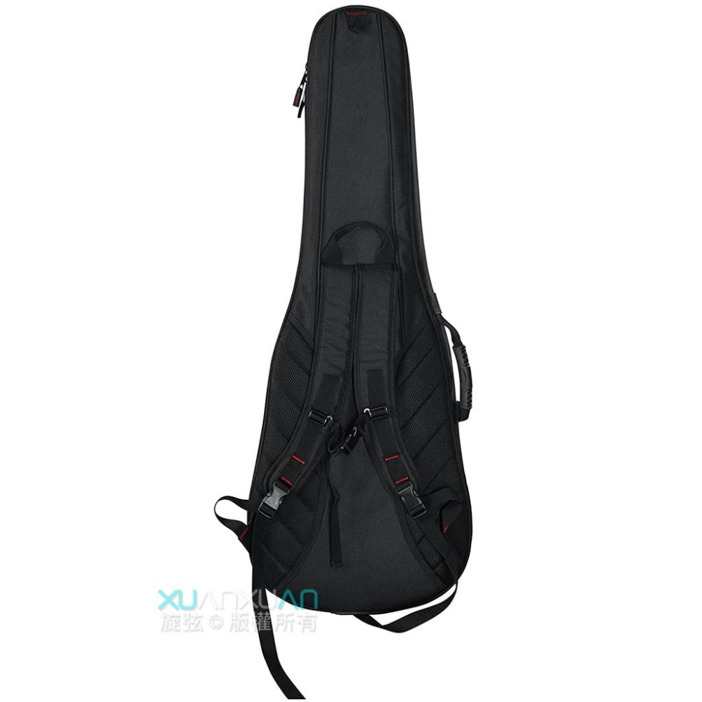 【恩心樂器】GATOR GB-4G-ELECTRIC 便攜電吉他袋 吉他演出袋 吉他高級軟盒 雙肩肩 黑色-細節圖3