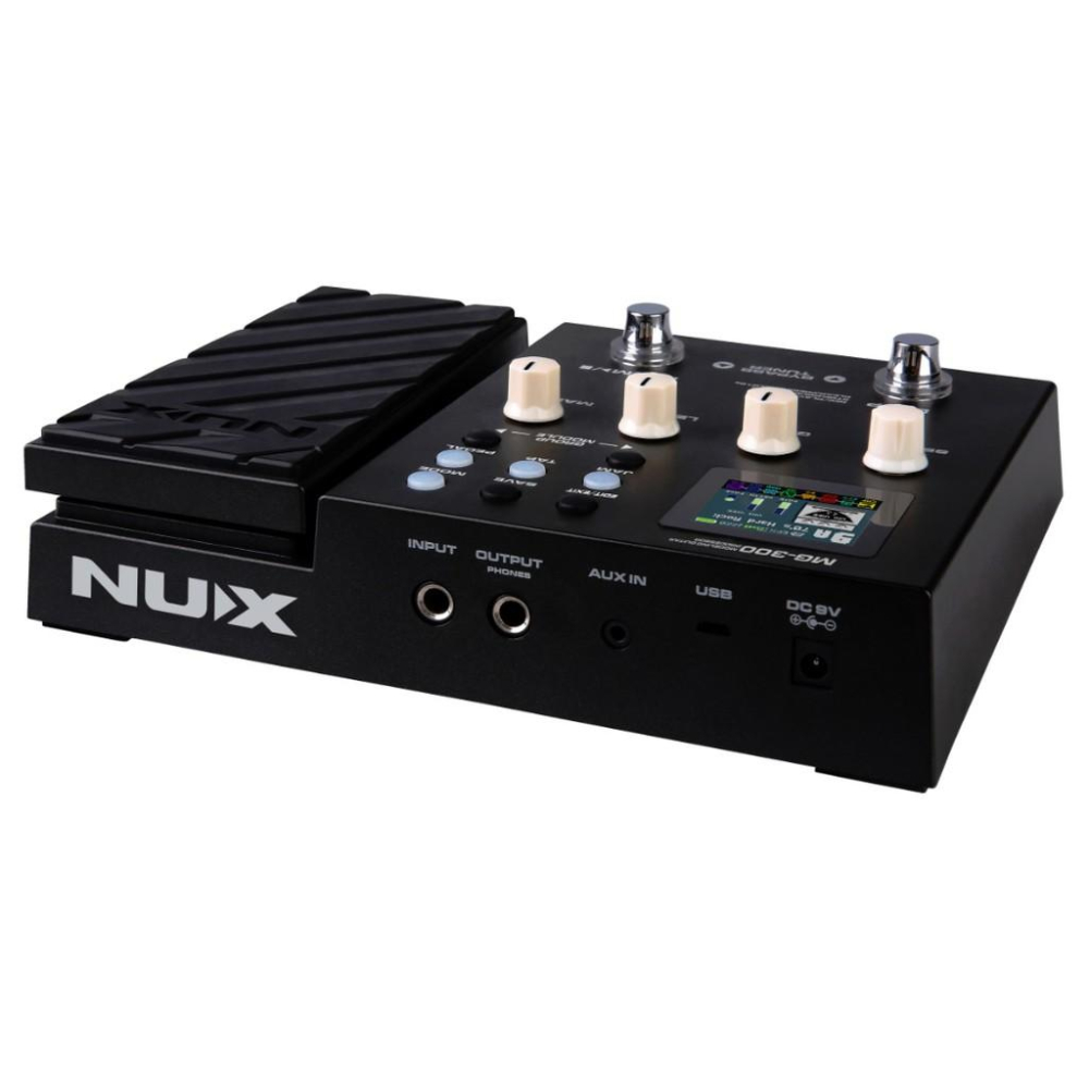 【送變壓器導線】全新公司貨 Nux MG-300 MG300 電吉他 綜合 效果器 支援第三方 內建鼓機 IR LOOP-細節圖4