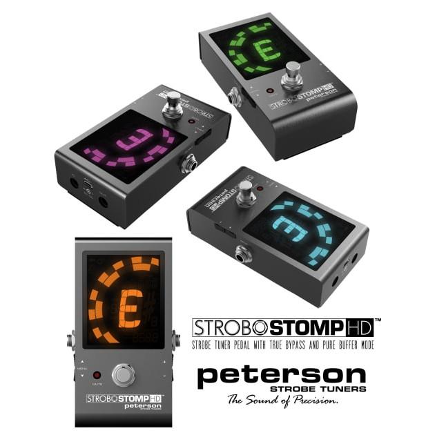 保固3年】Peterson StroboStomp HD 踏板式吉他貝斯調音器內建buffer