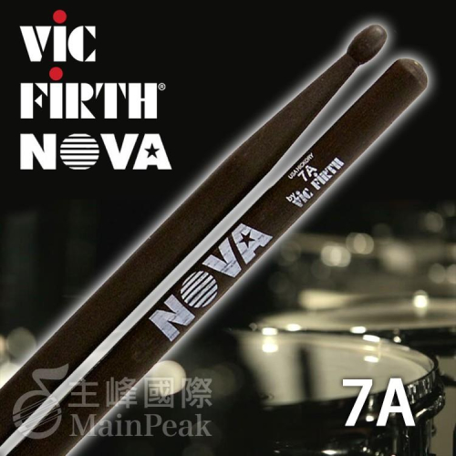 【恩心樂器】 Vic Firth Nova 7A 胡桃木/楓木鼓棒 爵士鼓棒 爵士鼓 打點板 鼓棒 初階鼓棒 黑色