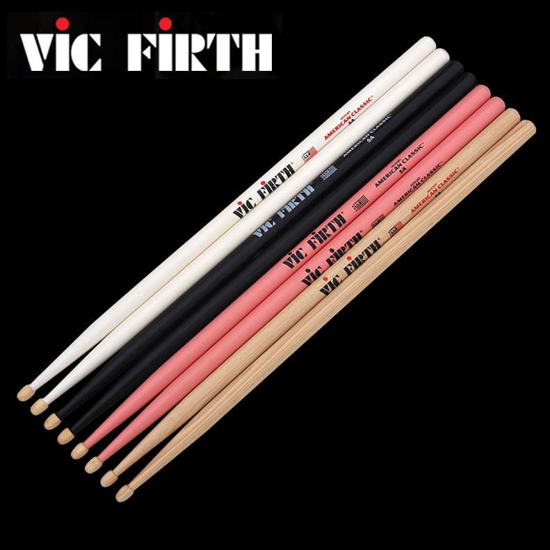 【恩心樂器】 美國製 Vic Firth 5A CLASSIC 經典 胡桃木鼓棒 爵士鼓棒 爵士鼓 打點板 鼓棒 粉紅色-細節圖2