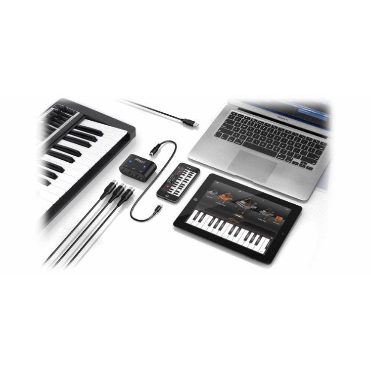 【送轉接線】公司貨 IK iRig MIDI 2 MIDI-2 新版介面 第二代 MIDI 轉接裝置 iOS/PC-細節圖2