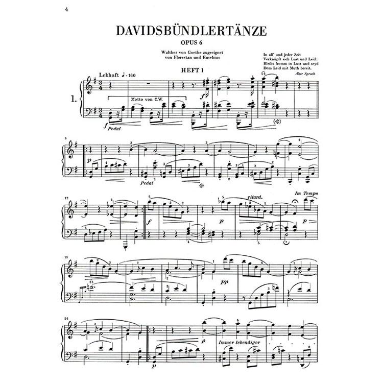 【恩心樂器】CY-Y63 修曼 大衛同盟舞曲-作品6【原典版】全音樂譜出版社 大陸書店-細節圖2