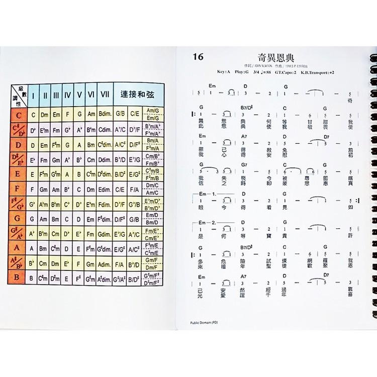 【恩心樂器批發】全新 《I PLAY 詩歌》100首經典詩歌 小樂譜書好攜帶 吉他樂譜 烏克麗麗樂譜 IPLAY-細節圖2