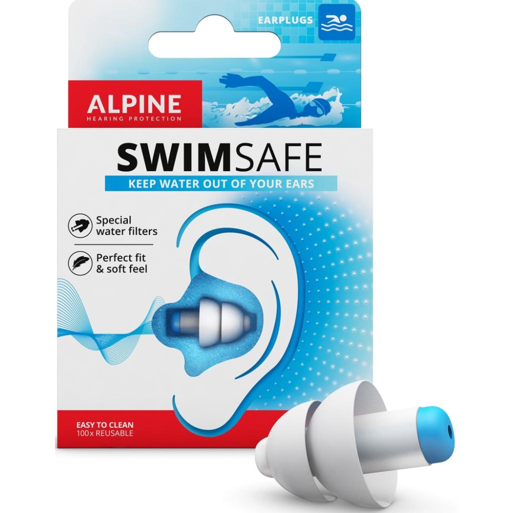 【恩心樂器】ALPINE SWIMSAFE 頂級全頻率游泳耳塞 荷蘭設計 降噪 舒適 游泳 專用 含攜帶盒 FLY-細節圖7