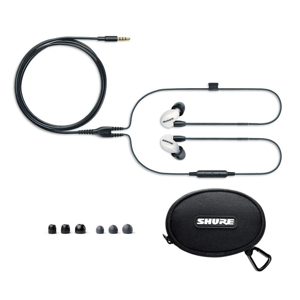 【台灣公司貨】保固兩年 SHURE SE215 UNI 耳道式耳機 線控麥克風 AONIC215 AONIC 215 白-細節圖4