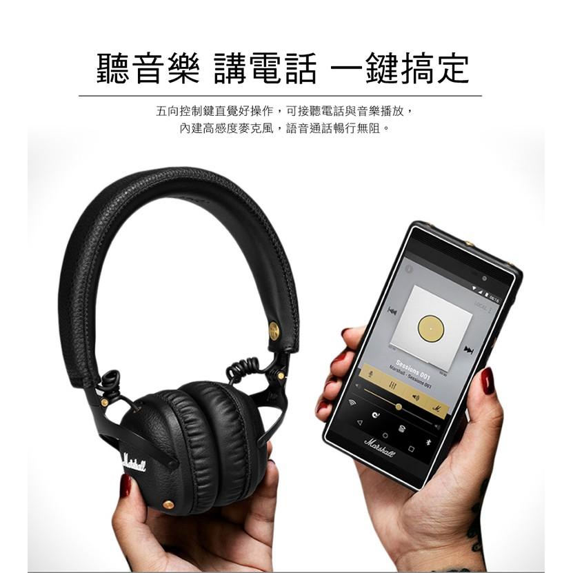 【公司貨】免運 馬歇爾 Marshall MID 藍牙耳機 無線耳機 耳罩式耳機 頭戴式耳機-細節圖2