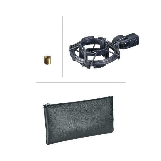 【公司貨附發票】 加贈防噴網 鐵三角 AT2035 專業靜電型電容式麥克風 錄音室大震膜 XLR (AT2020的新款)-細節圖3