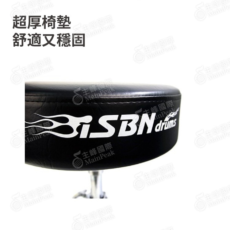 【恩心樂器】ISBN I-DT1 旋轉升降鼓椅 爵士鼓椅 電子鼓椅 台製 四段式調整 高級鼓椅 升降 鼓凳 椅墊加厚-細節圖2