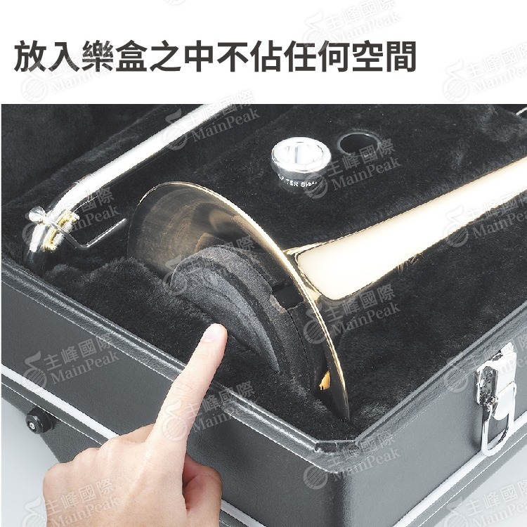 【恩心樂器】Hercules DS420B 長號架 伸縮喇叭支架 喇叭支架 銅管支架 附收納袋 外出支架 摺疊支架 攜便-細節圖3