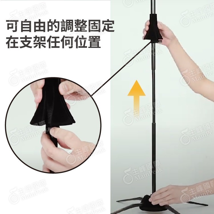 【恩心樂器】Hercules DS420B 長號架 伸縮喇叭支架 喇叭支架 銅管支架 附收納袋 外出支架 摺疊支架 攜便-細節圖5
