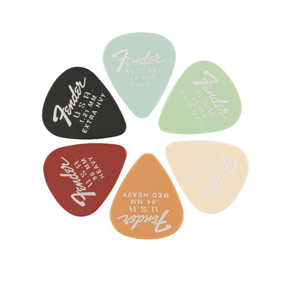 【恩心樂器】FENDER DURA-TONE PICK 6種厚度 美國大牌 正貨 匹克 吉他PICK 烏克麗麗 貝斯-細節圖3