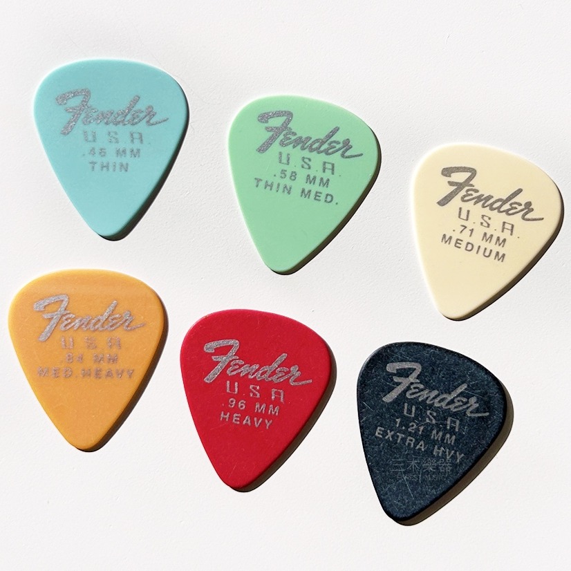 【恩心樂器】FENDER DURA-TONE PICK 6種厚度 美國大牌 正貨 匹克 吉他PICK 烏克麗麗 貝斯-細節圖4