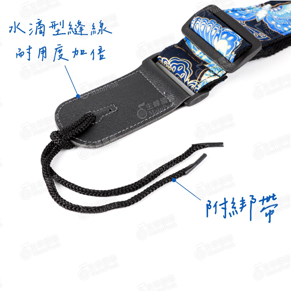 日式風格背帶 吉他背帶 加寬背帶 丹頂鶴 櫻花 海浪 蝴蝶 貝斯背帶 木吉他/電吉他/貝斯/烏克麗麗 NGS-細節圖2