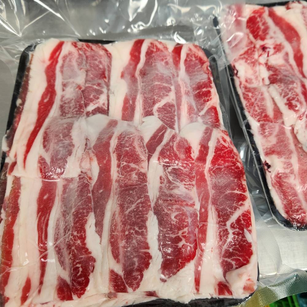 好神-加拿大雪花火鍋燒烤五花牛肉片(1000g/包)-細節圖5