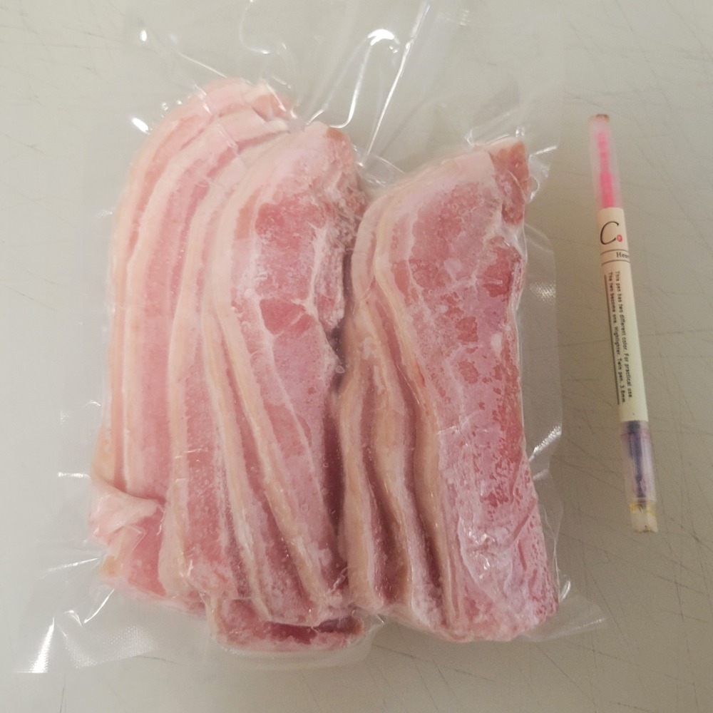 好神-丹麥皇冠三層帶皮豬五花肉片(400g/包)-細節圖5
