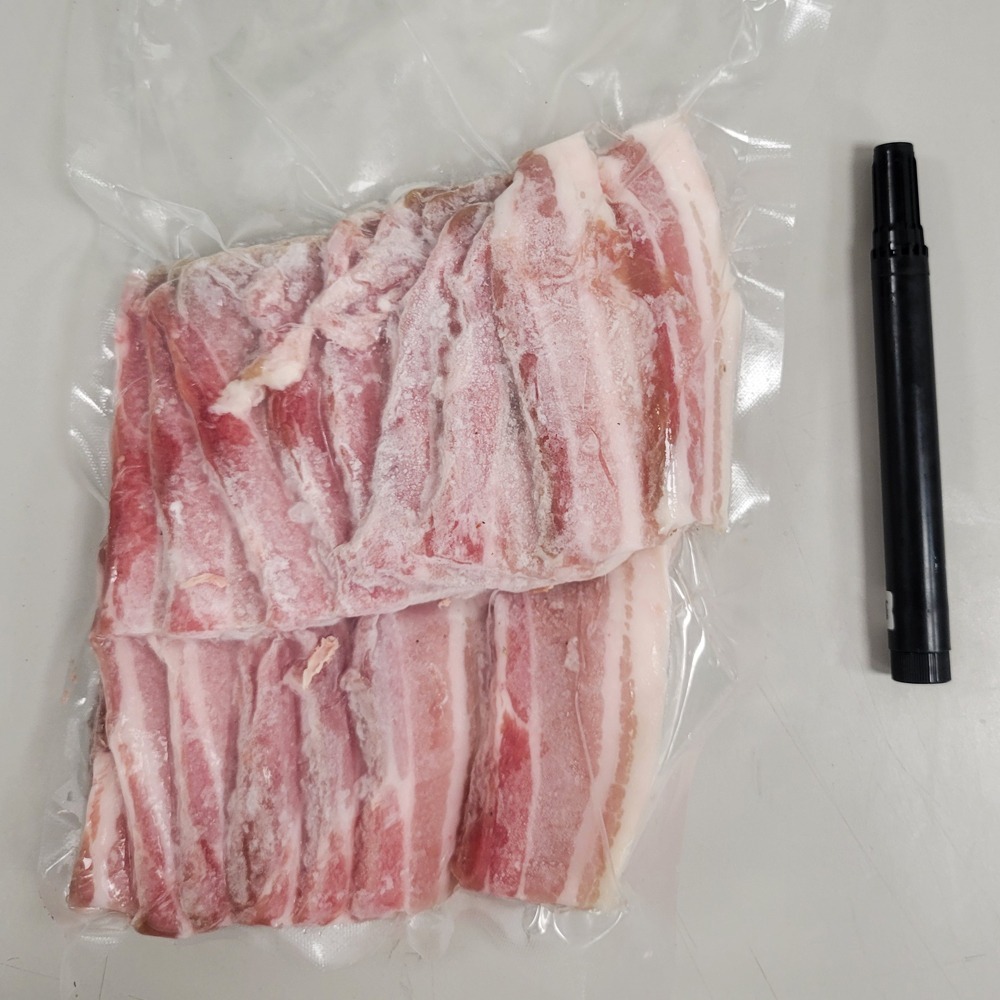 好神-丹麥皇冠三層帶皮豬五花肉片(400g/包)-細節圖6