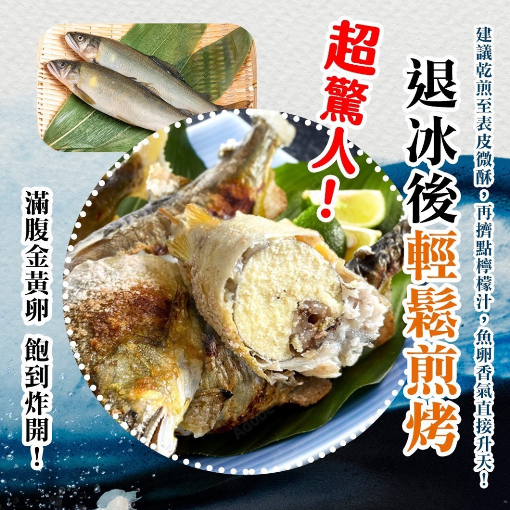 好神-台灣抱卵母香魚(220g/2尾/包)-細節圖3