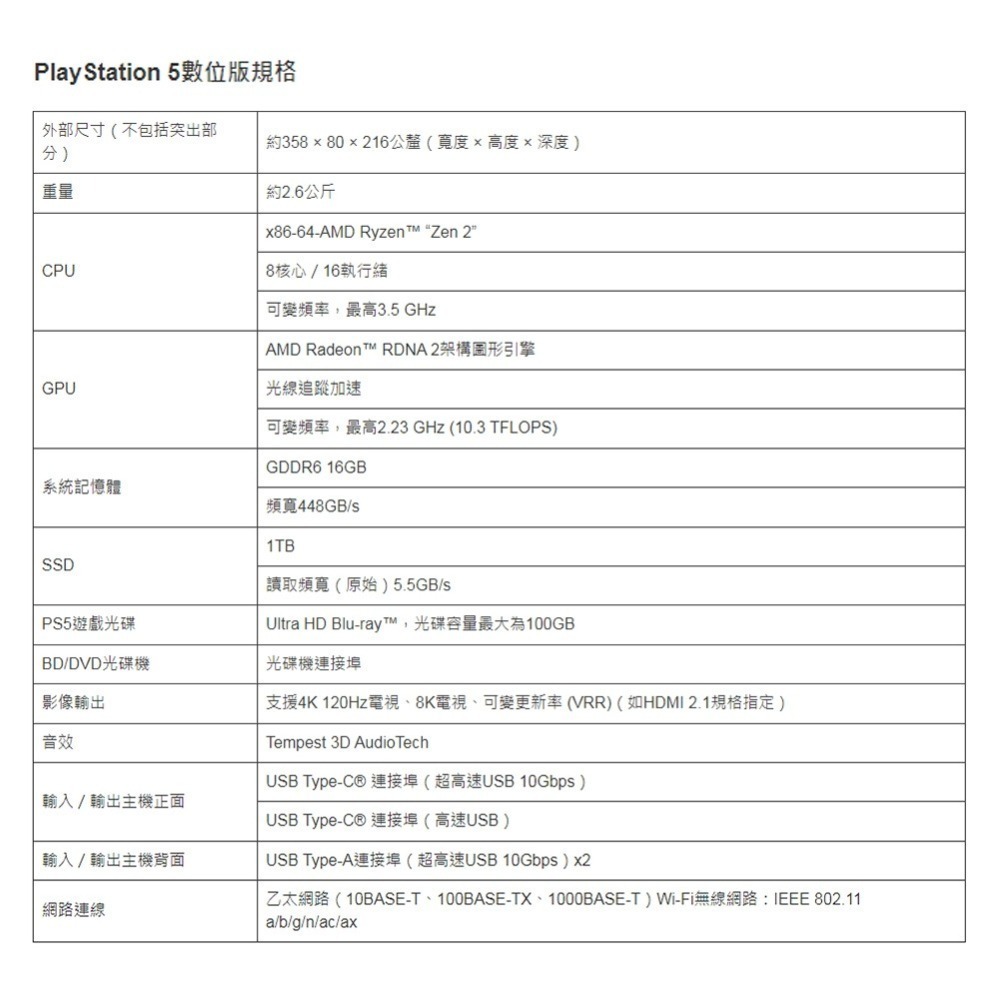 【優格米電玩內湖】【現貨】【PS5】 PS5 數位版 主機 Slim 新款 薄機 台灣公司貨 保固一年-細節圖4