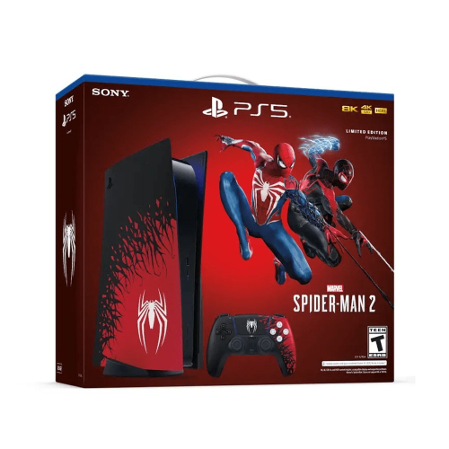 【優格米電玩內湖】【二手 中古】【PS5】漫威 蜘蛛人 2 限量版同捆組 PS5 光碟版 主機 功能正常 盒裝配件齊全