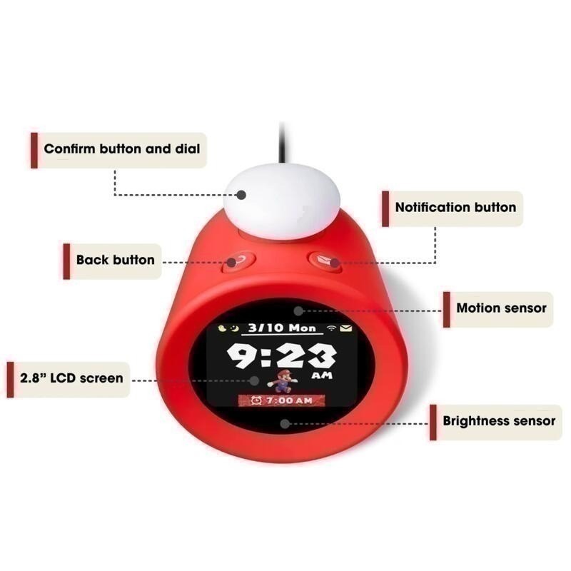 【優格米電玩內湖】【台灣公司貨】【NS】任天堂鬧鐘 音響鬧鐘 Nintendo Sound Clock Alarmo-細節圖8