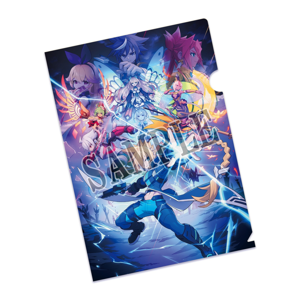【優格米電玩內湖】【預購】【NS】蒼藍雷霆 GUNVOLT 三稜合極 10周年紀念完全限定版 BOX《中文版》-細節圖3