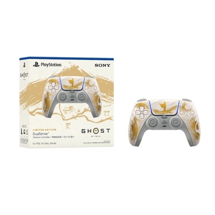 【優格米電玩內湖】【全新】PS5 DualSense 羊蹄山戰鬼 黃金限量版 原廠無線控制器 手把