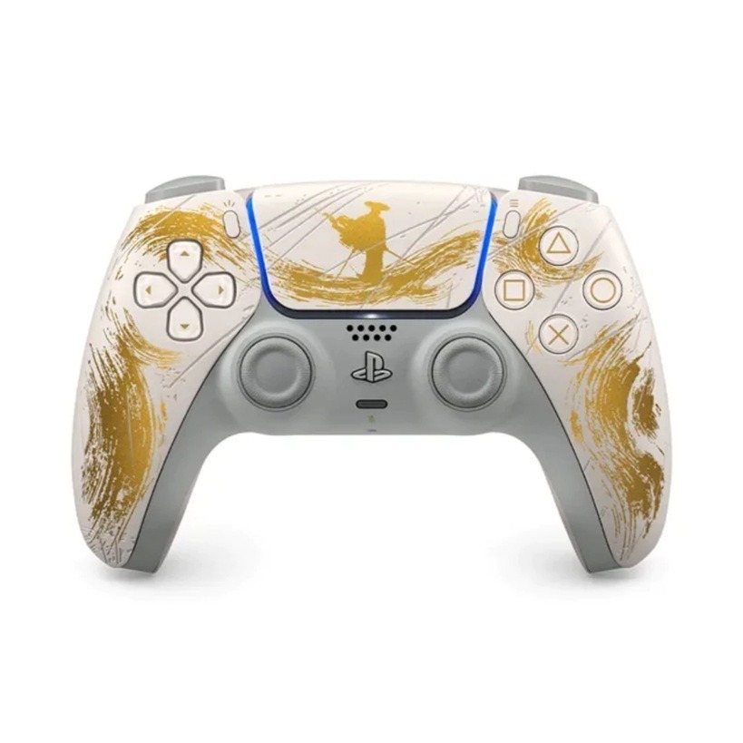 【優格米電玩內湖】【PS5】【全新】DualSense 羊蹄山戰鬼 黃金限量版 原廠無線控制器 手把-細節圖2