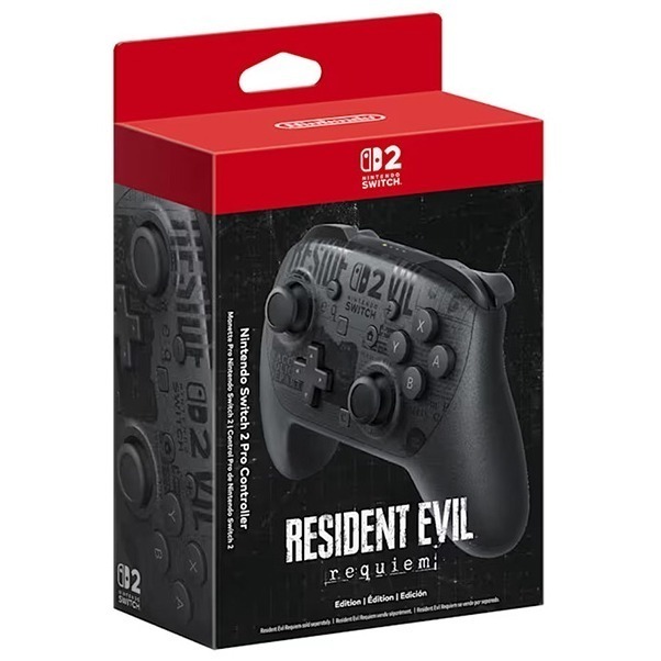 【優格米電玩內湖】【NS】Nintendo Switch 2 Pro控制器 惡靈古堡9 安魂曲 特別版 手把