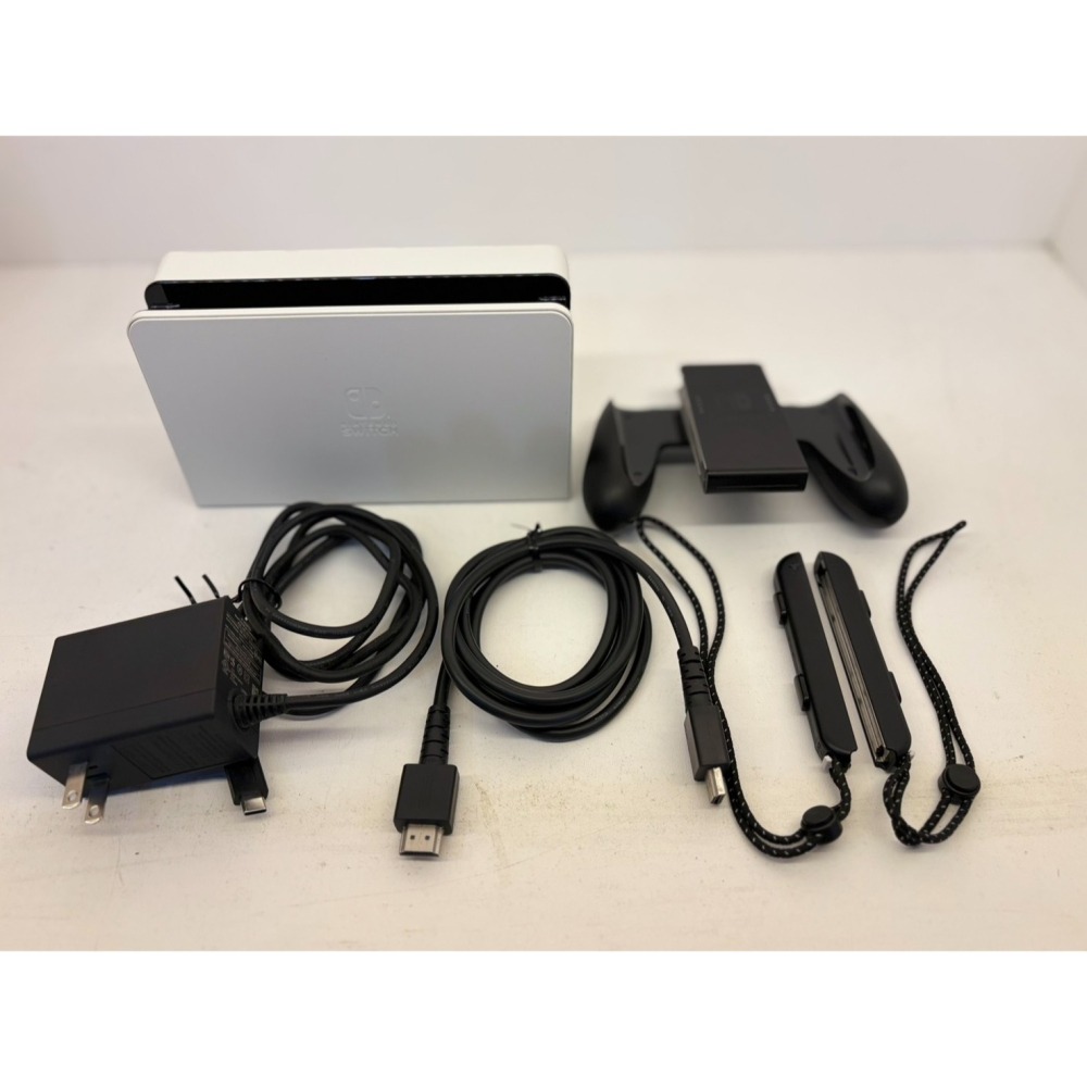 【優格米電玩內湖】【2手二手中古】【NS】 Switch OLED 電力加強版 主機 白色 盒裝配件齊全 臺灣公司貨-細節圖4