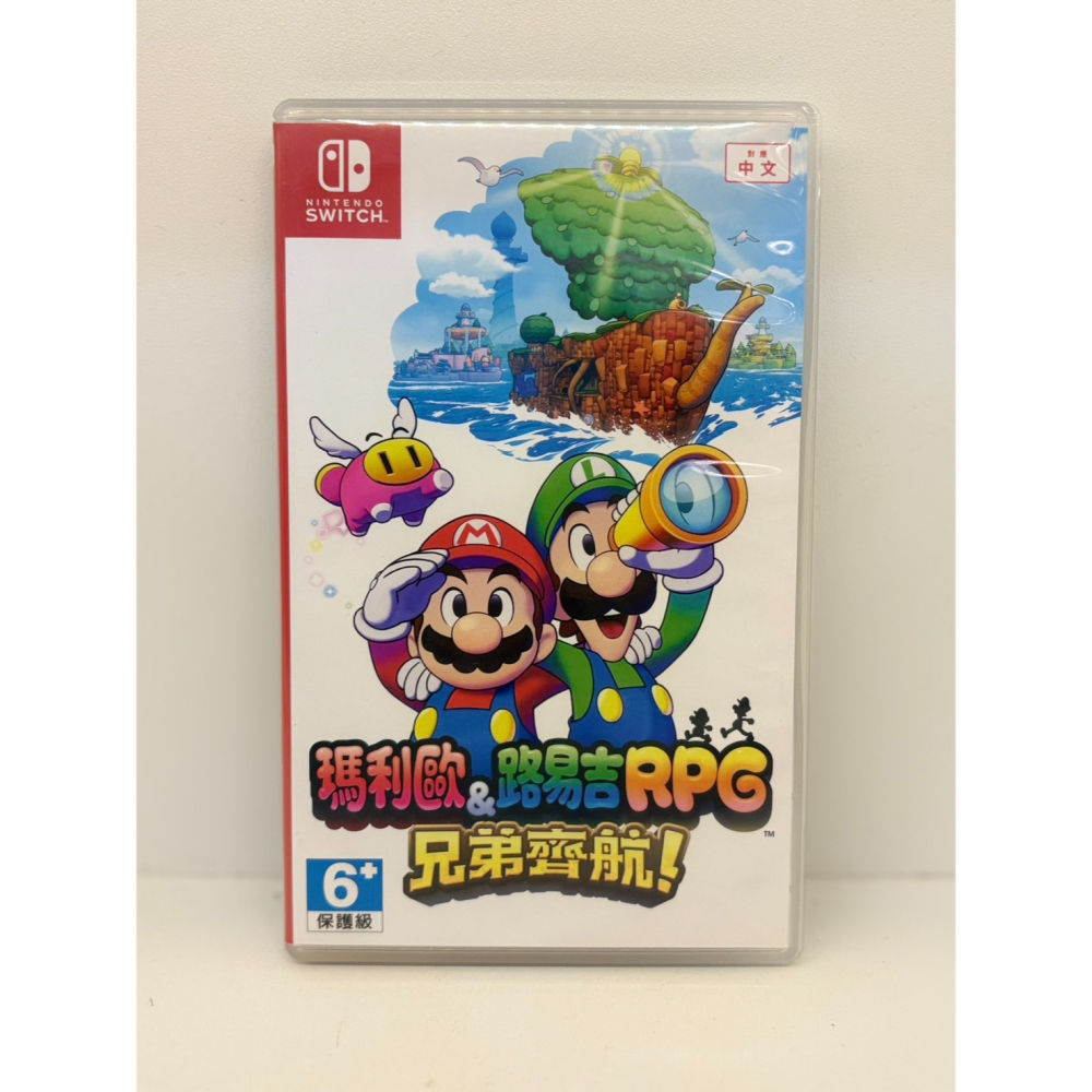 【優格米電玩內湖】2手 二手 中古 NS Switch 瑪利歐＆路易吉 RPG 兄弟齊航！ 中文版