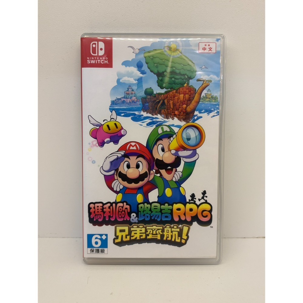 【優格米電玩內湖】2手 二手 中古 NS Switch 瑪利歐＆路易吉 RPG 兄弟齊航！ 中文版-規格圖2