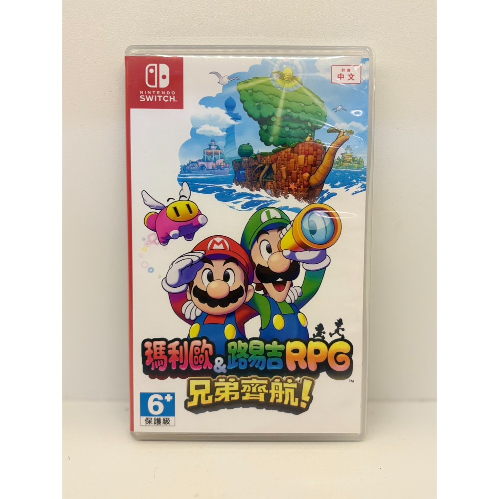 【優格米電玩內湖】2手 二手 中古 NS Switch 瑪利歐＆路易吉 RPG 兄弟齊航！ 中文版-規格圖3