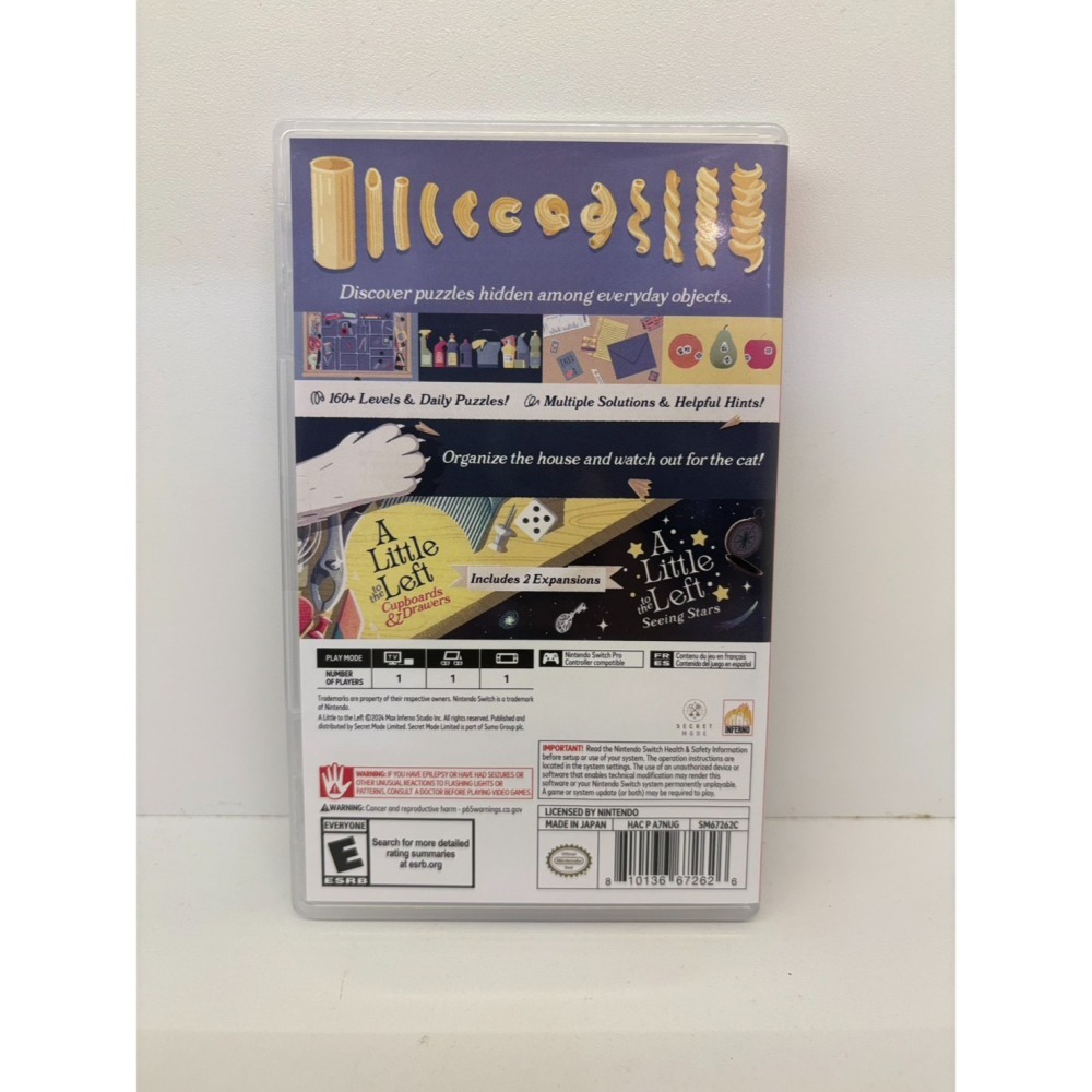 【優格米電玩內湖】2手 二手 中古 NS Switch 靠左一些些 額外整潔版 中文版 休閒解謎遊戲-細節圖2