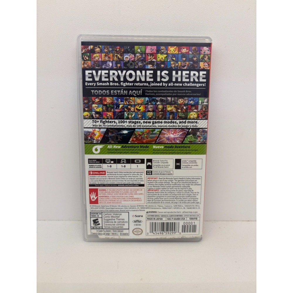 【優格米電玩內湖】2手 二手 中古 NS Switch 任天堂明星大亂鬥 特別版 中文版-細節圖2