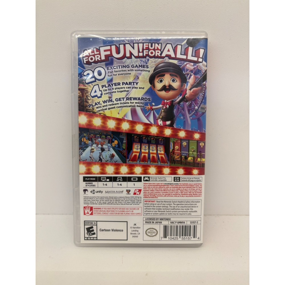 【優格米電玩內湖】2手 二手 中古 NS Switch 體感嘉年華 Carnival Games 中文版 單機多人遊戲-細節圖2