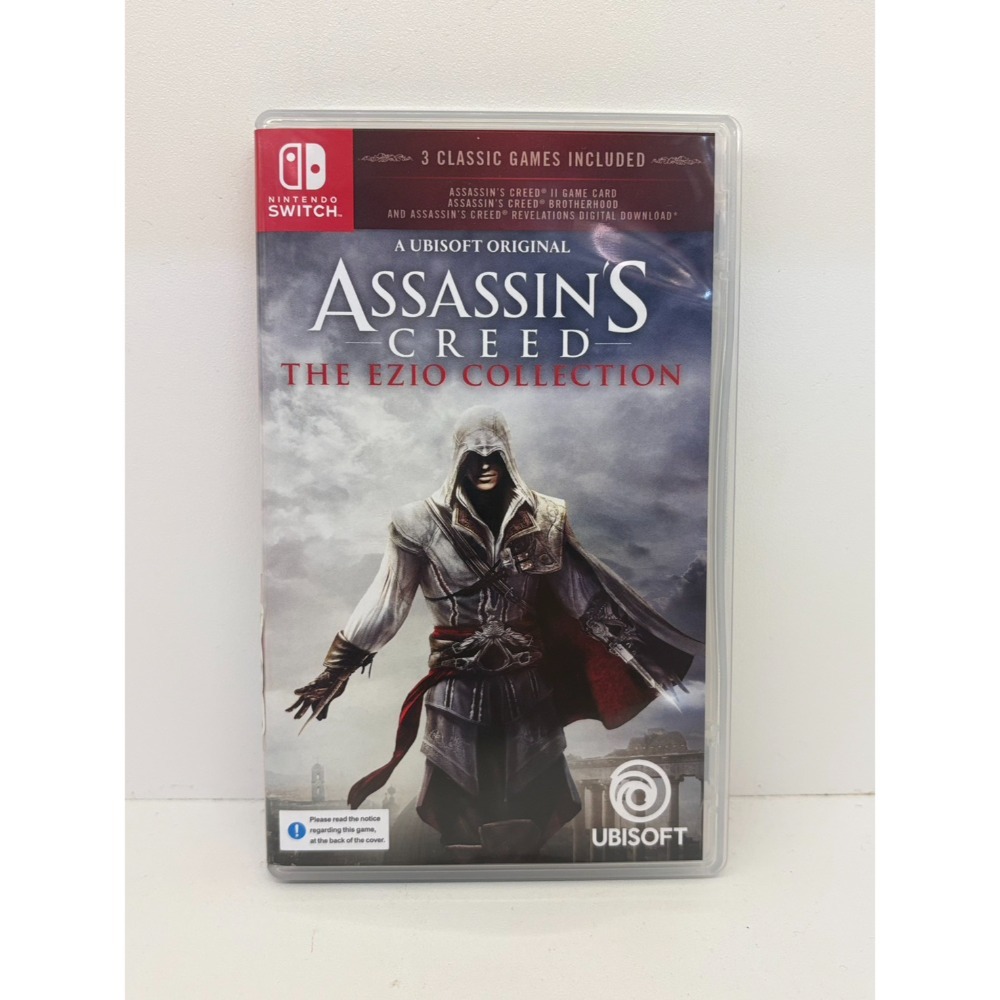 【優格米電玩內湖】2手 二手 中古 NS Switch 刺客教條 埃齊歐合輯 中文版-規格圖2