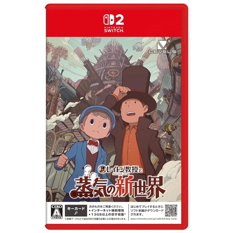 【優格米電玩內湖】【解謎奇幻冒險】NS2 Switch2 雷頓教授與蒸氣新世界 中文版 2026-12-10上市