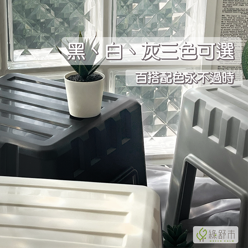 livinbox居家收納小櫃椅｜椅子｜椅凳｜塑膠椅｜CH-28｜工業風.輕便.可堆疊.防滑設計｜超商取件限1入-細節圖2