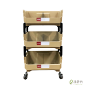 【樹德】大地色防水三層收納車｜三層推車｜置物推車｜HB-2503h+HB-C50｜工具車｜收納推車｜-規格圖10