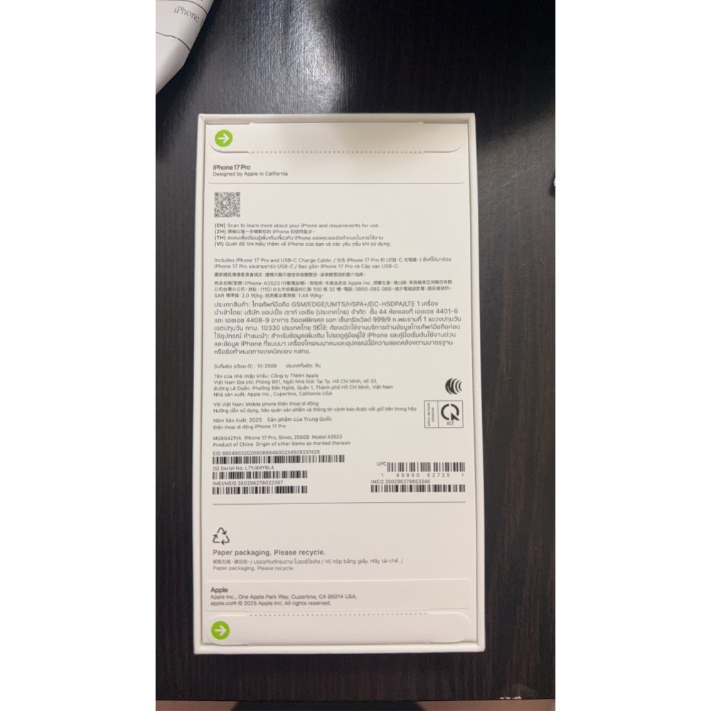 全新未拆封 iPhone 17 pro 銀/橘-細節圖2