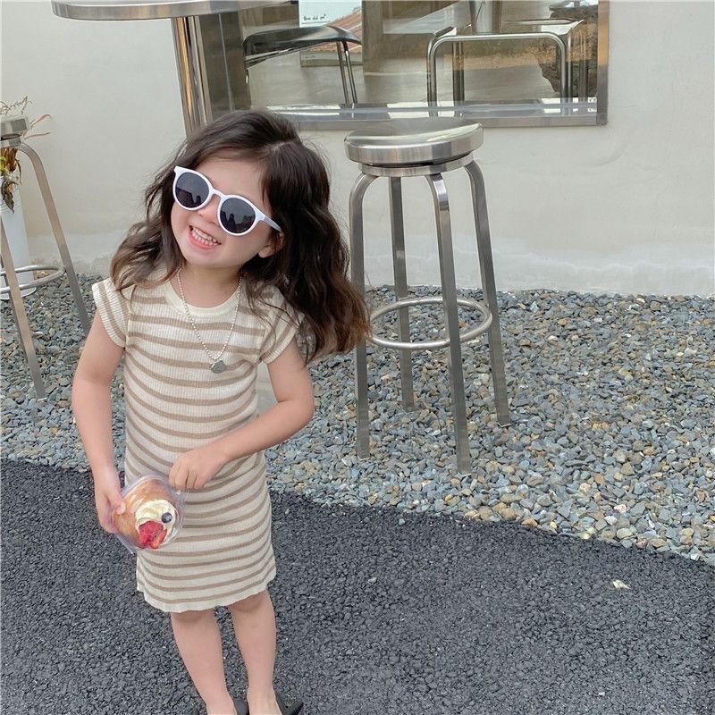 女童條紋洋裝-細節圖2