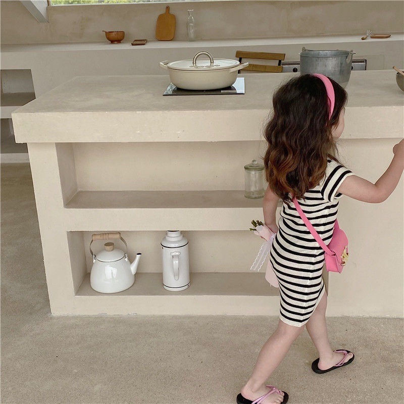 女童條紋洋裝-細節圖3