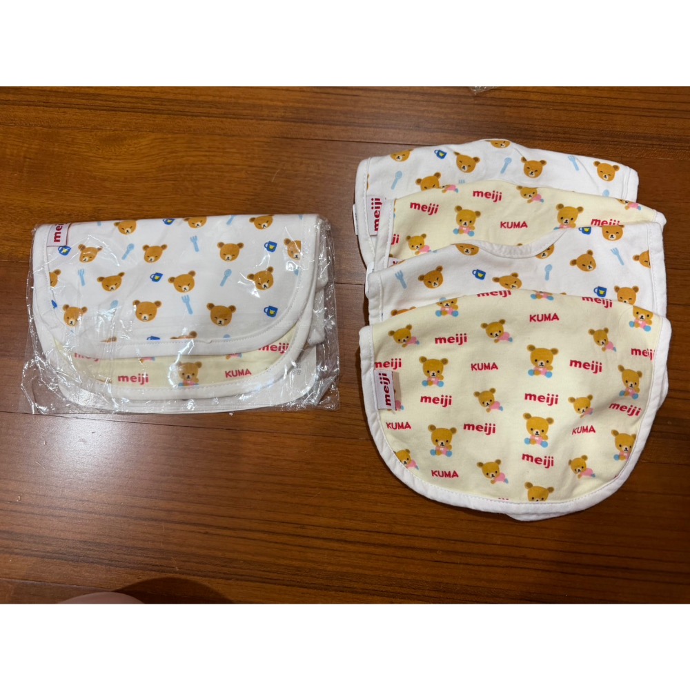 近全新方巾+圍兜-細節圖2